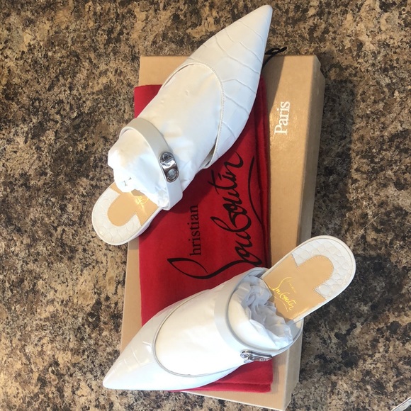 Christian Louboutin choc Lock Flat Calf - Picture 7 of 9